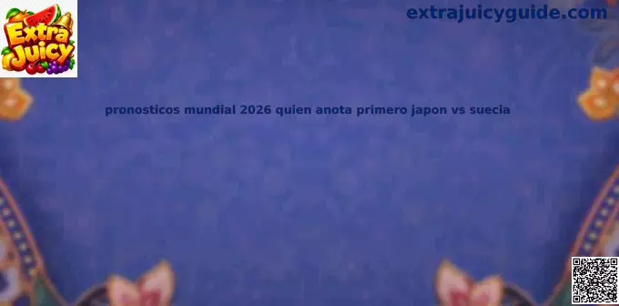 Pronóstico Japón vs Suecia Mundial 2026