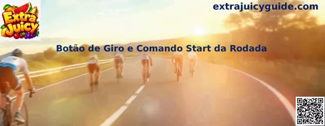 Botão de Giro e Comando Start da Rodada en Extra Juicy