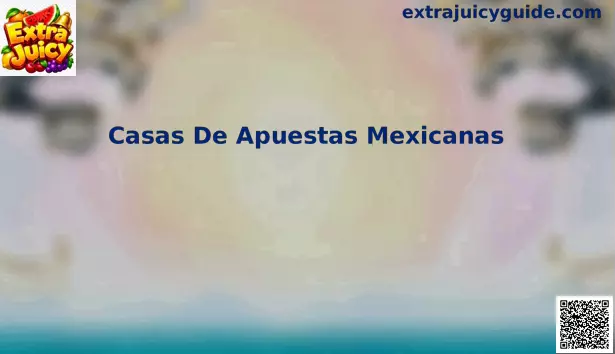 Casas de apuestas mexicanas guia