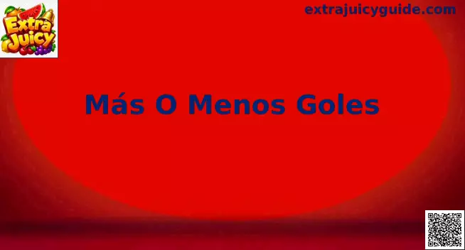 Línea de apuestas de más o menos goles en fútbol mexicano