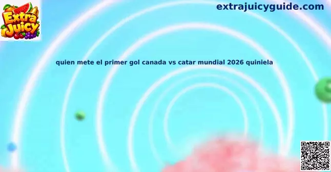 Canadá vs Catar Mundial 2026 Quiniela