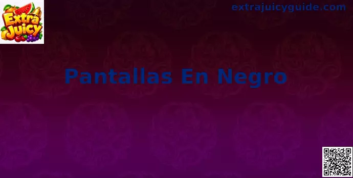 Interfaz de diagnóstico técnico para solucionar el error de pantalla negra en el juego Extra Juicy